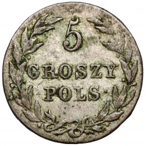 5 groszy polskich 1816 IB