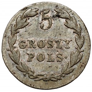 5 groszy polskich 1823 IB
