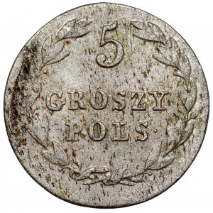 5 poľských grošov 1825 IB
