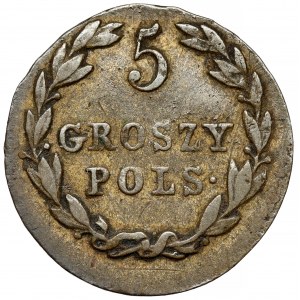 5 groszy polskich 1822 IB