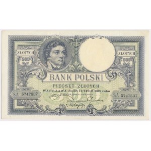 500 zlotých 1919 - nízký čitatel