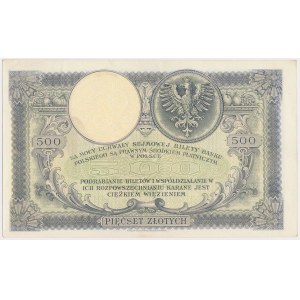 500 zlotých 1919 - nízký čitatel