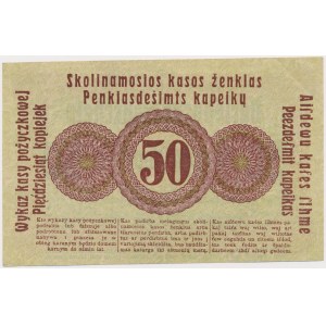 Poznaň, 50 kopejok 1916 ...získava, malým písmom