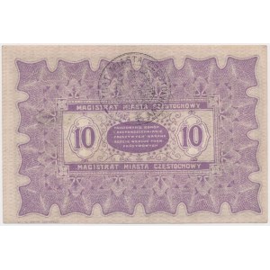 Częstochowa, 10 rublů 1915 - B