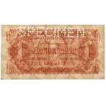 Tschechoslowakei, 1 Krone 1944 - SPECIMEN
