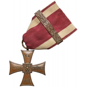 II RP, Kříž za statečnost 1920 [58154] s kováním - Jan Knedler
