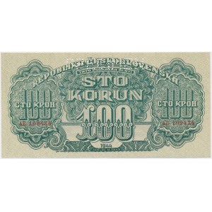 Československo, 100 korún 1944 - SPECIMEN