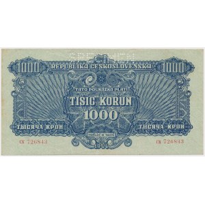 Československo, 1.000 korun 1944 - SPECIMEN
