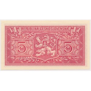 Československo, 5. korun 1949