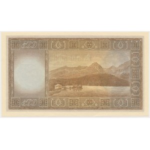 Czechoslovakia, 500 Korun 1946 - Perforated with 3 holes