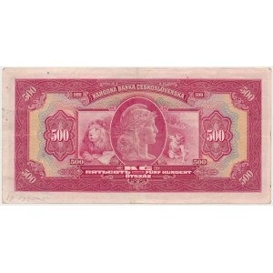 Československo, 500 korún 1929