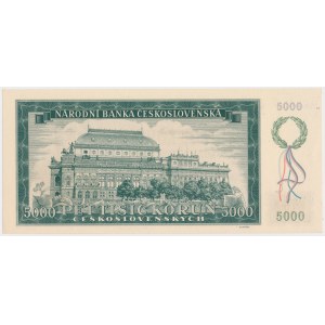 Československo, 5.000 korun 1945 - PERFORACE