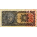 Československo, 20. korun 1926 - SPECIMEN