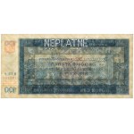 Protektorát Čechy a Morava, 100 korun 1940 - NEPLATNE