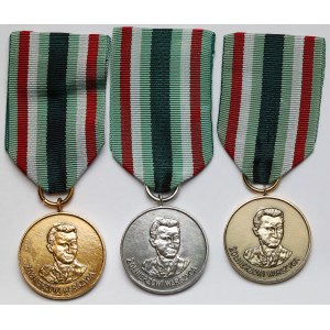 PRL, medaily, vojaci z Warszyce - sada (3ks)