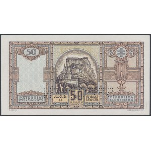 Slovakia, 50 Korun 1940 - SPECIMEN