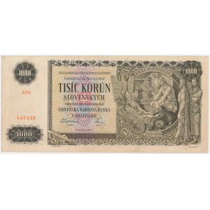 Slovakia, 1.000 Korun 1940 - SPECIMEN