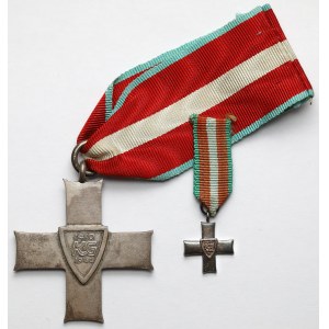 PRL, Order Krzyża Grunwaldu kl.II + miniatura