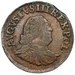 August III Sas, Pfennig 1758 - 3 - seltenes Jahr