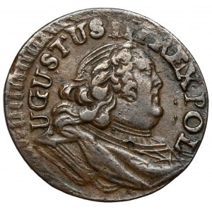 Augustus III Sas, Gubin Regal 1753 - N in Rebound