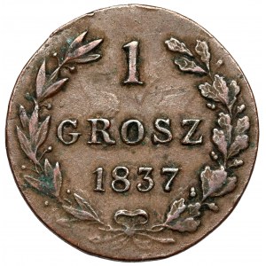 1 grosz 1837 MW, Warszawa