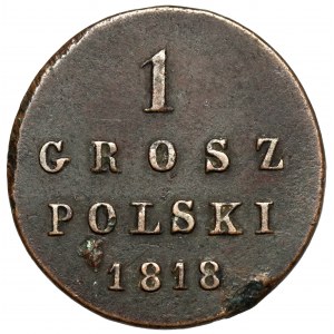 1 polský groš 1818 IB