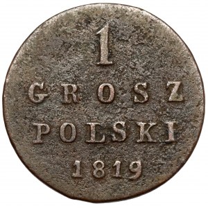 1 poľský grosz 1819 IB - vzácny
