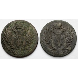 1 grosz 1817-1822 - zestaw (2szt)