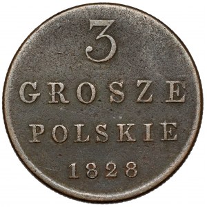 3 grosze polskie 1828 FH