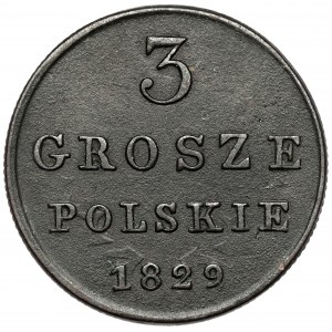 3 polské grosze 1829 FH