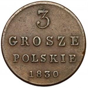 3 Polnische Grosze 1830 FH