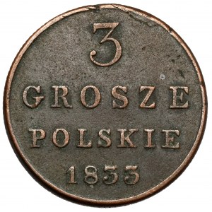 3 poľské groše 1833 KG
