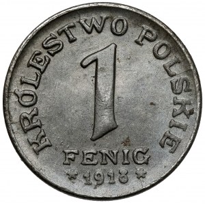 Królestwo Polskie, 1 fenig 1918