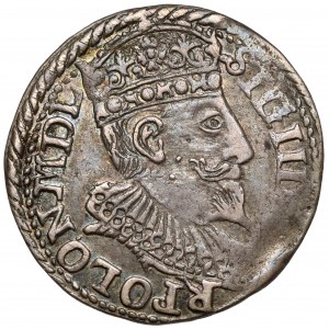 Zygmunt III Waza, Trojak Olkusz 1598 - rzadszy