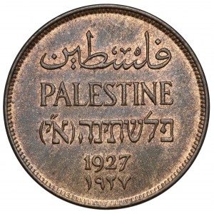 Palestine, 2 mils 1927