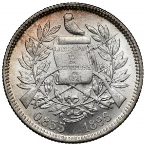 Guatemala, 2 Reals 1898