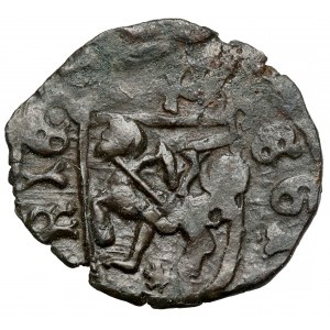 Ungarn, Ladislaus III Varnañczyk, Denar - Schild mit MANSION