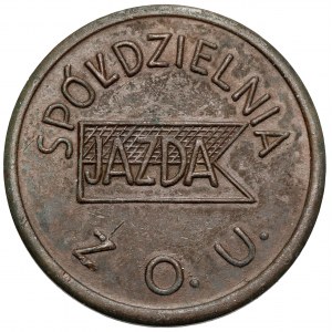Grudziądz, Jazda Z.O.U. - 50 groszy - RZADKIE