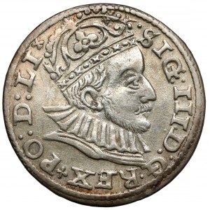 Zygmunt III Waza, Trojak Ryga 1588 - mała głowa