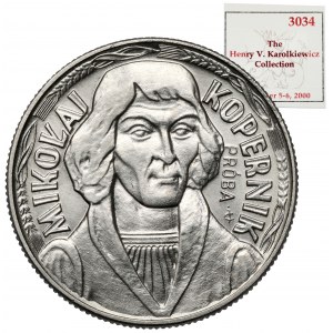 NIKIEL 10 zlatá vzorka 1973 Kopernik - ex. Karolkiewicz