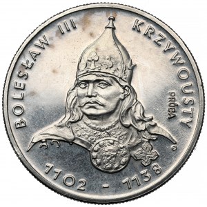 Próba NIKIEL 50 złotych 1982 Bolesław III Krzywousty