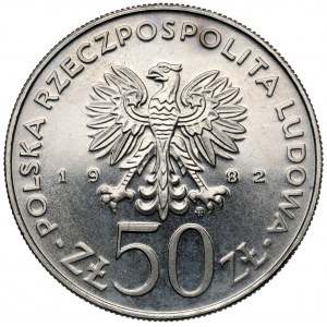 Próba NIKIEL 50 złotych 1982 Bolesław III Krzywousty