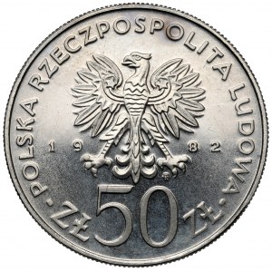 Nikel 50 vzorka zlata 1982 Bolesław III Krzywousty