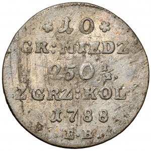 Poniatowski, 10 groszy 1788 EB