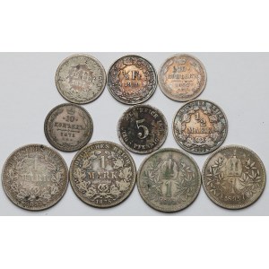 Európa, striebro a mince (10 ks)