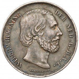 Netherlands, Wilhelm III, 2-1/2 gulden 1870