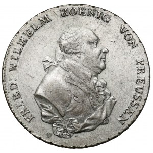 Prusko, Friedrich Wilhelm II, Thaler 1797-A