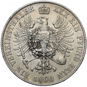 Prusko, Friedrich Wilhelm IV, Thaler 1860-A