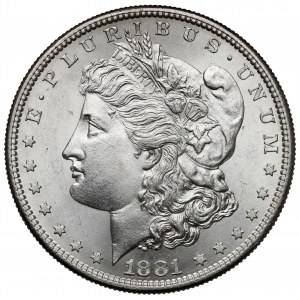 USA, Dollar 1881-S, San Francisco - Morgan Dollar