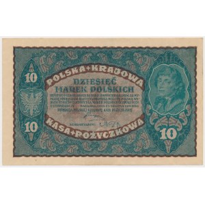 10 mkp 1919 - II Serja M - seria jednolitrowa
